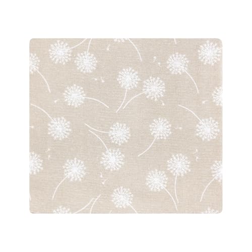 Image of Little Treasure Hudson Baby Cotton Poly Flannel Receiving Blankets Multipack, Pink Dandelion Wish, 30x30 inches