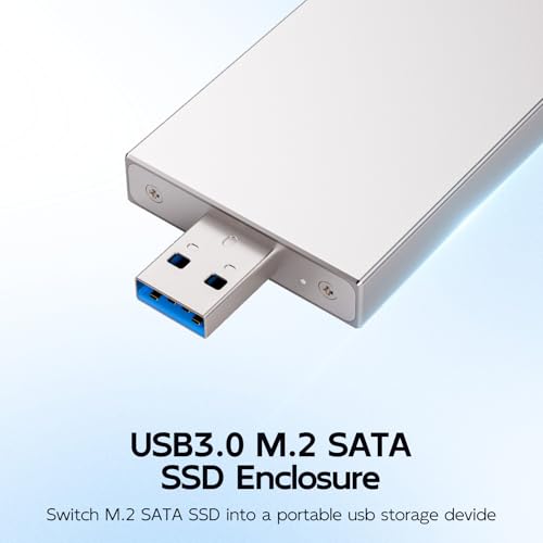 Carcasa MAIWO para SSD M.2 SATA 2230-2280 USB 3.0 miniatura 6