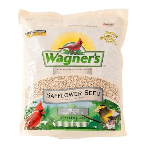 Wagner’s 57075 Safflower Seed Wild Bird Food, 5 Pound (Pack of 1)