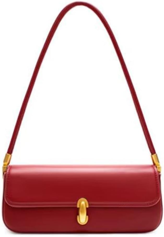 Shoulder Bag Small Handbags Mini Purses for Women Vintage Leather Underarm Bag