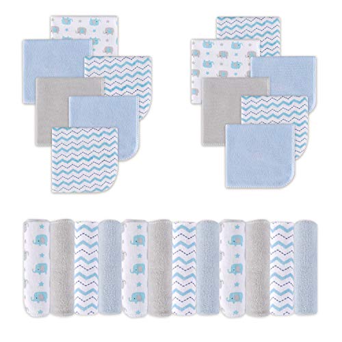 Paños para bebés, paños de baño absorbentes súper suaves para el rostro y el cuerpo, suaves para la piel sensible, el mejor registro de bebés y regalo de baby shower, paquete de 24