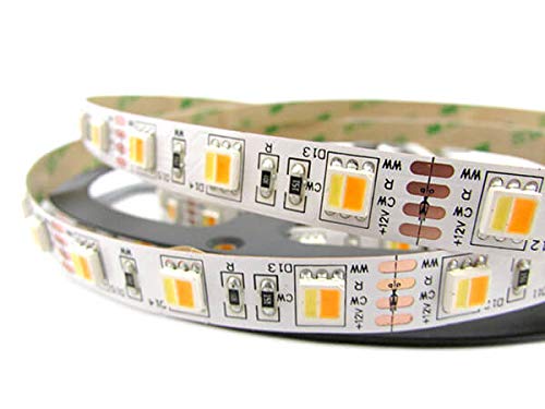 LEDLUX Taśma cewki Taśma LED CCT 300 SMD 5050 WWR 12V Ciepła biel Zimna Neutralna Wszystko w jednym Od 2700K do 10000K 5 metrów IP20