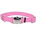 Coastal Pet Coastal Adjustable Dog Collar with Metal Buckle - Safe for Dog Tie Out - Snap-Lock Buckle - for Small - Medium or Large Dogs - Pink Bright - 5/8