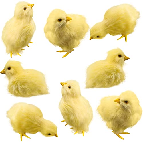 Fahacop 8 Pack Easter Simulated Chicks