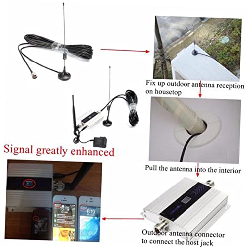 Homoyoyo 3 Pecas amplificador antena de sinal para celular otário impulsionador receptor 3g