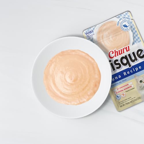 INABA Churu Bisque for Cats, Creamy Purée Side Dish Pouch, 1.05 oz Pouches, 15 Pouches Total, Chicken Variety - image 5