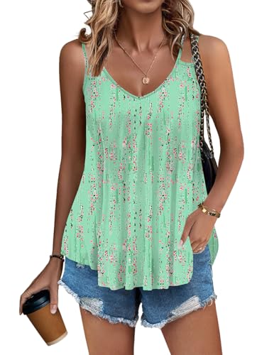 Zeagoo Womens Flowy Tank Tops Spaghetti Strap
