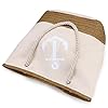 flintronic Women Beach Bag | Canvas Travel Tote Bag | Large Shoulder Bag with Rope Handle for Beach, Holiday, Shopping, Traveling (45cm*32cm*14cm) Anchor Pattern Design (Pink) #4