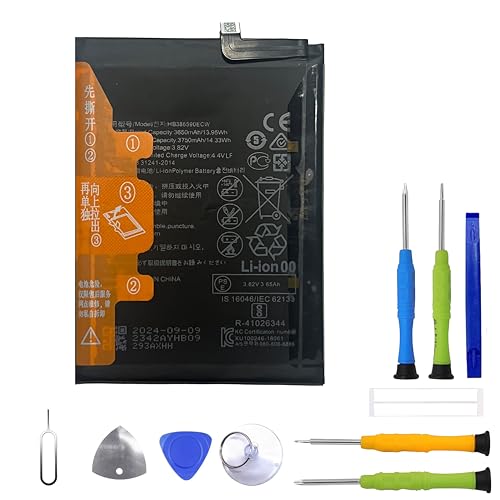 Batterie HB386590ECW Honor 8X lot de 8 pièces pour réparation autonome