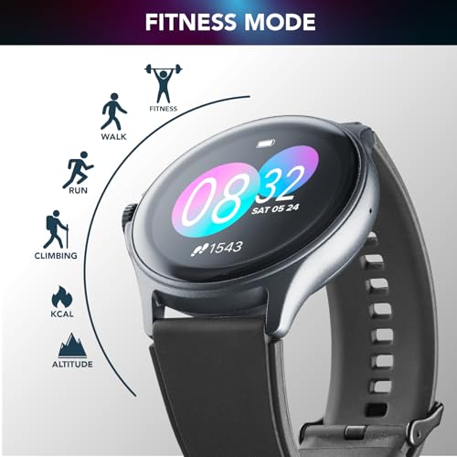 Smartwatch Bluetooth Cellularline étanche et dustproof avec cadran circulaire noir - 6