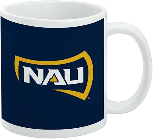 Vista 264 de Taza de cerámica con el logotipo principal de la Universidad de St. John, taza de regalo novedosa para café, té y bebidas calientes, 11oz, blanca