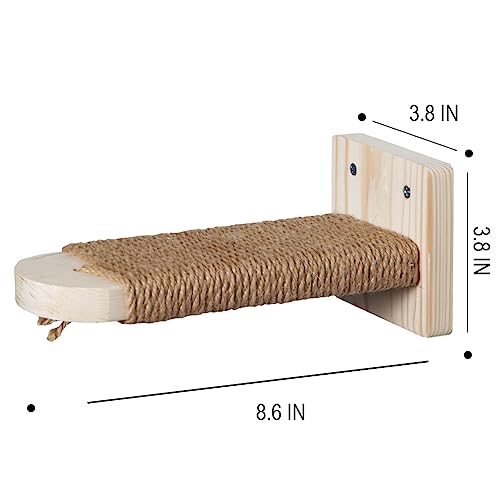 AntFort-3-PackCat-Climbing-Stairs-Shelf-Wall-Mounted-Cat-Stairway-with-Sisal-Rope-Scratching-for-Cats-Perch-Platform-Cat-Wall-Solid-Wood-Furniture-Cat-Wall-Steps-do-not-Need-to-be-Assembled