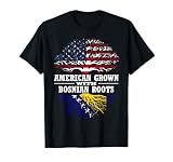 American Grown with Bosnian Roots USA Bosnia and Herzegovina T-Shirt