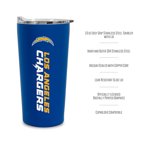 Image of Rico Industries NFL Football Soft Touch, Easy Grip Tumbler