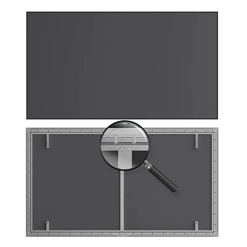 Pantalla fija para proyector 120 pulgadas ultra delgada miniatura 6