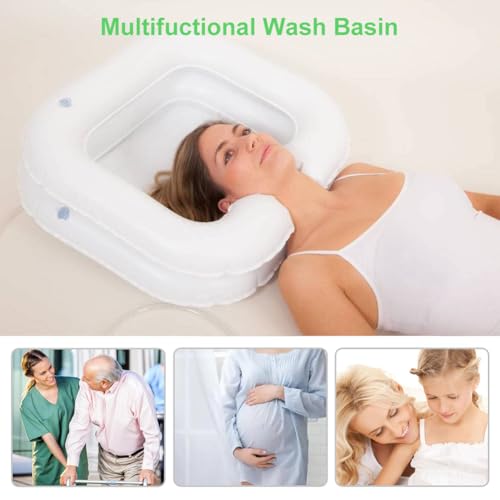 Champú hinchable para lavabo y cubeta inflable portátil 4