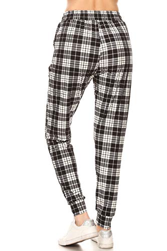 Image of Leggings Depot Premium Jogger Women's Popular Print High Waist Track Pants(S-XL)