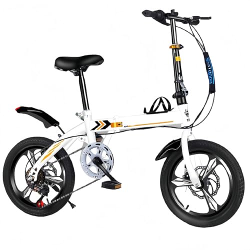 Bicicleta Plegable De Velocidad Variable, Bicicleta Urbana Deportiva De 20 Pulgadas Para Exteriores, Altura Ajustable, Fácil De Plegar, Neumáticos Gruesos Antideslizantes A,22in
