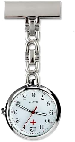 Save Big On Bulk Silicone Nurse Watches Clip On Watch For Nurses: Round Silicone Nurse Fob Pocket Watch With Alloy Brooch Candy Color Jelly Medical