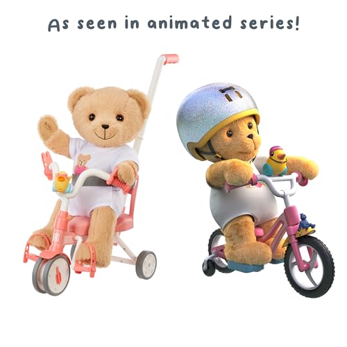 Baby Born Baby Doll Tricycle with Push Handle and Rolling Wheels for Indoor/Outdoor Play- Sturdy, High-End Design, Fits Dolls up to 17\", for Kids Ages 3+