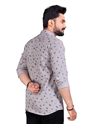 Image of ELYYORK Men's Checkered Regular Fit Shirt