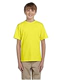 Fruit of the Loom Youth Preshrunk Heavy Jersey T-Shirt_Neon Yellow (50/50)_L