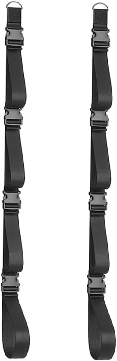 Adjustable 2pcs Wall Storage Straps for Garage, Multi-use Hanging Organizer Straps for Camping Chairs and Tools, Heavy-duty Wall Storage Solution for Garage and Outdoor Use