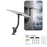 Starlink Gen 3 Mounting Kit for Roof, Pole & Wall Installations, Heavy Duty Adjustable Mounting Bracket with Accessories, Weatherproof Outdoor Satellite Dish Mount (Grey)