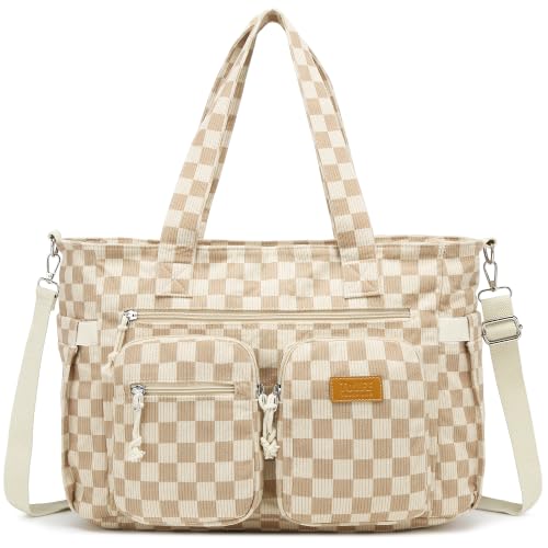 Image of ToLFE Women Top Handle Satchel Handbags Shoulder Bag Messenger Tote Bag Purse Crossbody Bag Travel Work Tote Bag