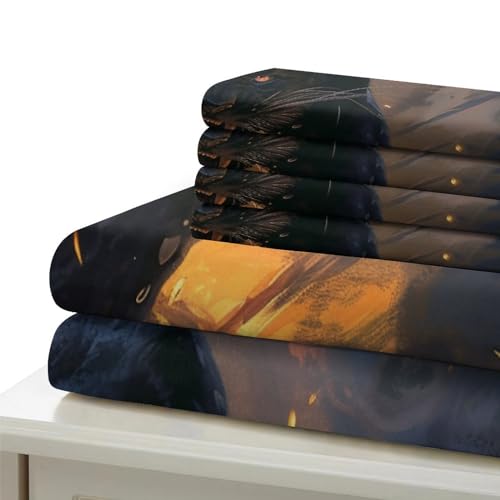 Ensemble de literie Panthère Noire impression 3D finition premium - 6