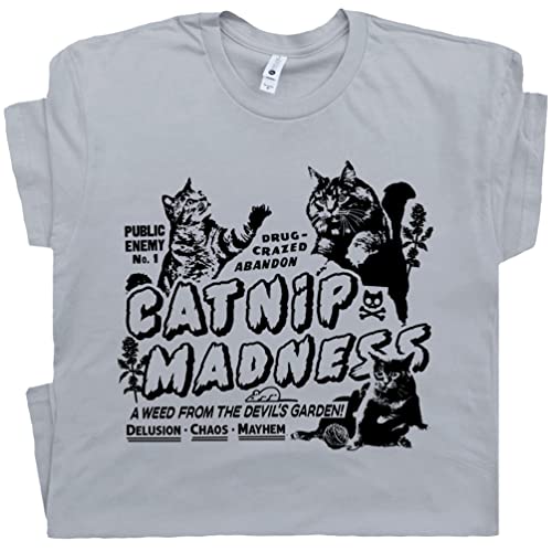Amazon.com: XS - Funny Cat Shirt for Men Women Guys Catnip Madness