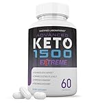 Advanced Keto 1500 Extreme Pills 1675MG New & Improved Formula Contains Apple Cider Vinegar Extra Virgin Olive Oil Powder Green Tea Leaf 60 Capsules