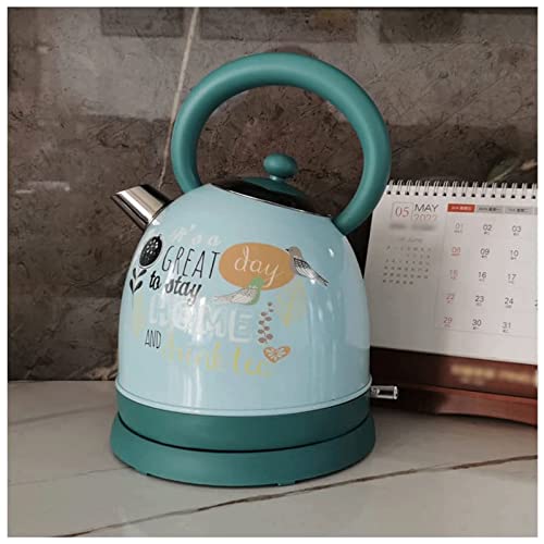 Pava eléctrica Olotu 1.7L diseño sin cable azul miniatura 1
