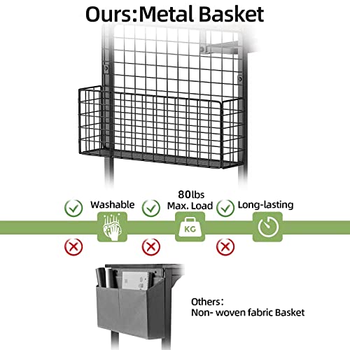 Pamray 55'' Rounded Corner Home Office Desk With Thickened Bottom Crossbar And Cable Trough & Cable Management Simple Computer Desk For Work And Gaming, Black #TOP1