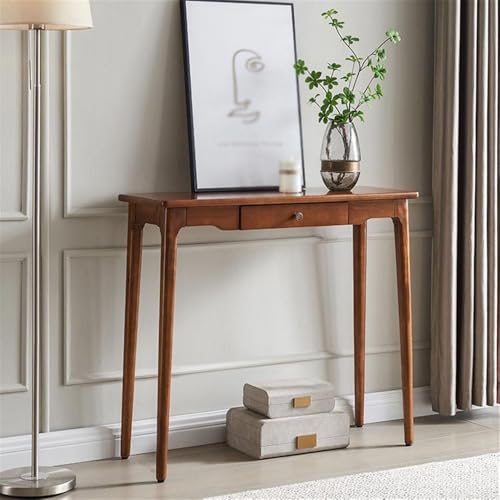 Mesa de recibidor consola para pasillo pequeña con cajón para sala de estar grande 6