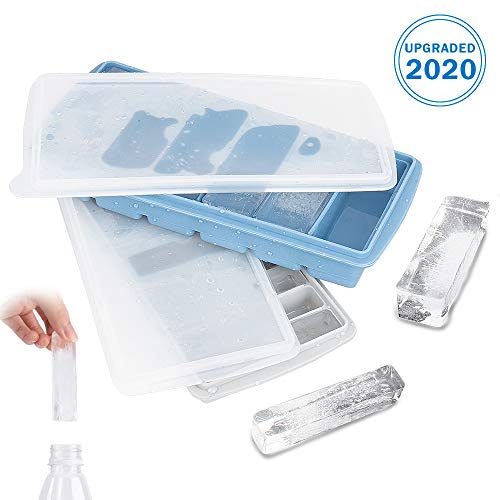 VOLOOP Ice Cube Tray With Lids | BPA-Free Silicone Stick Cube Trays