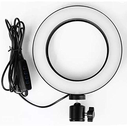 Iluminador Ring Light 16Cm Maquiagem Selfie Gravação Vídeo