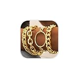 Sakytal Chunky Gold Bracelets Cuban Link Bracelet Fashion Stackable Bangles Set for Women