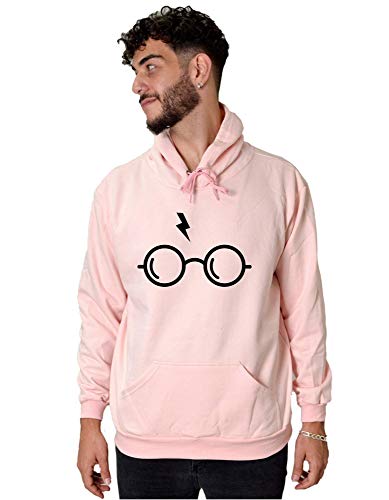 Moletom Masculino Harry Potter Flanelado Blusa (Preto, M)