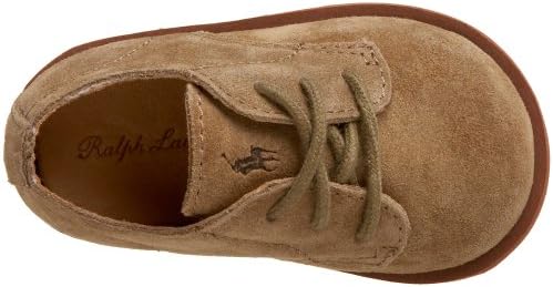 Ralph Lauren Layette baby boys Morgan Hard Sole (Infant/Toddler) oxford flats, Dirty Buck, 2 Infant M US | Image 4