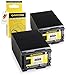 Produktbild PATONA 2X BP-827 Akku 2000mAh Ersatzakku kompatibel mit Canon Camcorder FS11 FS21 FS22 HF10 HF20 HF100 HG20 XA20 XA40 XA60 Legria FS200 FS306 FS406 GX10 HF G10 G40 G50 M30 M400 S10 S100 BP827 BP 827