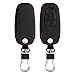 kwmobile Custodia Compatibile con Audi con 3 tasti Keyless - Cover Chiavi Auto Protezione Copri Telecomando - Copri Chiave Copertura nero