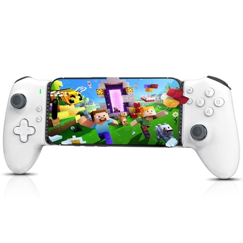Youglay Mobile Gaming Controller for iPhone & Android (2025), Wireless phone controller with Hall Effect Joystick, Semi-Mechanical Buttons, USB-C, Compatible for Xbox/Series, PS-4, Steam -White Youglay Mobile Gaming Controller for iPhone & Android (2025), Wireless phone controller with Hall Effect Joystick, Semi-Mechanical Buttons, USB-C, Compatible for Xbox/Series, PS-4, Steam -White