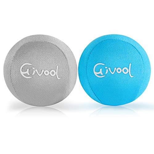 Hivool Handtrainer Antistress-Bälle, Griffkraft Trainer 2er-Set, Finger Trainingsgerät Bälle für Übung & Stressabbau (Sky Blue and Grey) Hivool Handtrainer Antistress-Bälle, Griffkraft Trainer 2er-Set, Finger Trainingsgerät Bälle für Übung & Stressabbau (Sky Blue and Grey)