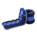 REEHUT Ankle Weights, Durable Wrist Weight (1 Pair) w/Adjustable Strap for Fitness, Exercise, Walking, Jogging, Gymnastics, Aerobics, Gym - Blue - 4 lbs Pair (2 lbs Each)