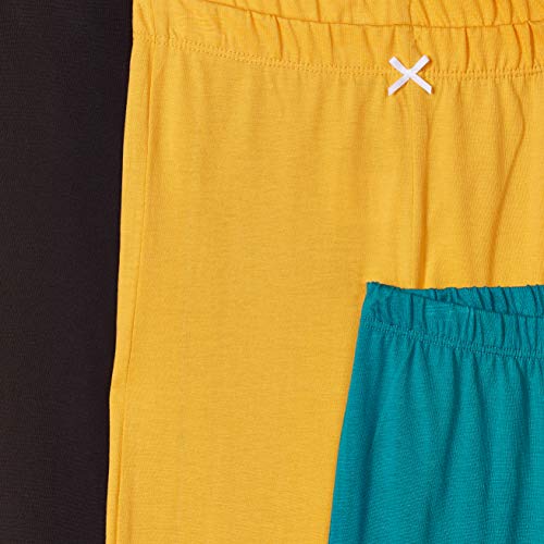 Image of Amazon Brand - Jam & Honey Girl's Pack of 3 100% Cotton Comfortable & Durable Knitted lightweight Pajama /TrackPant
