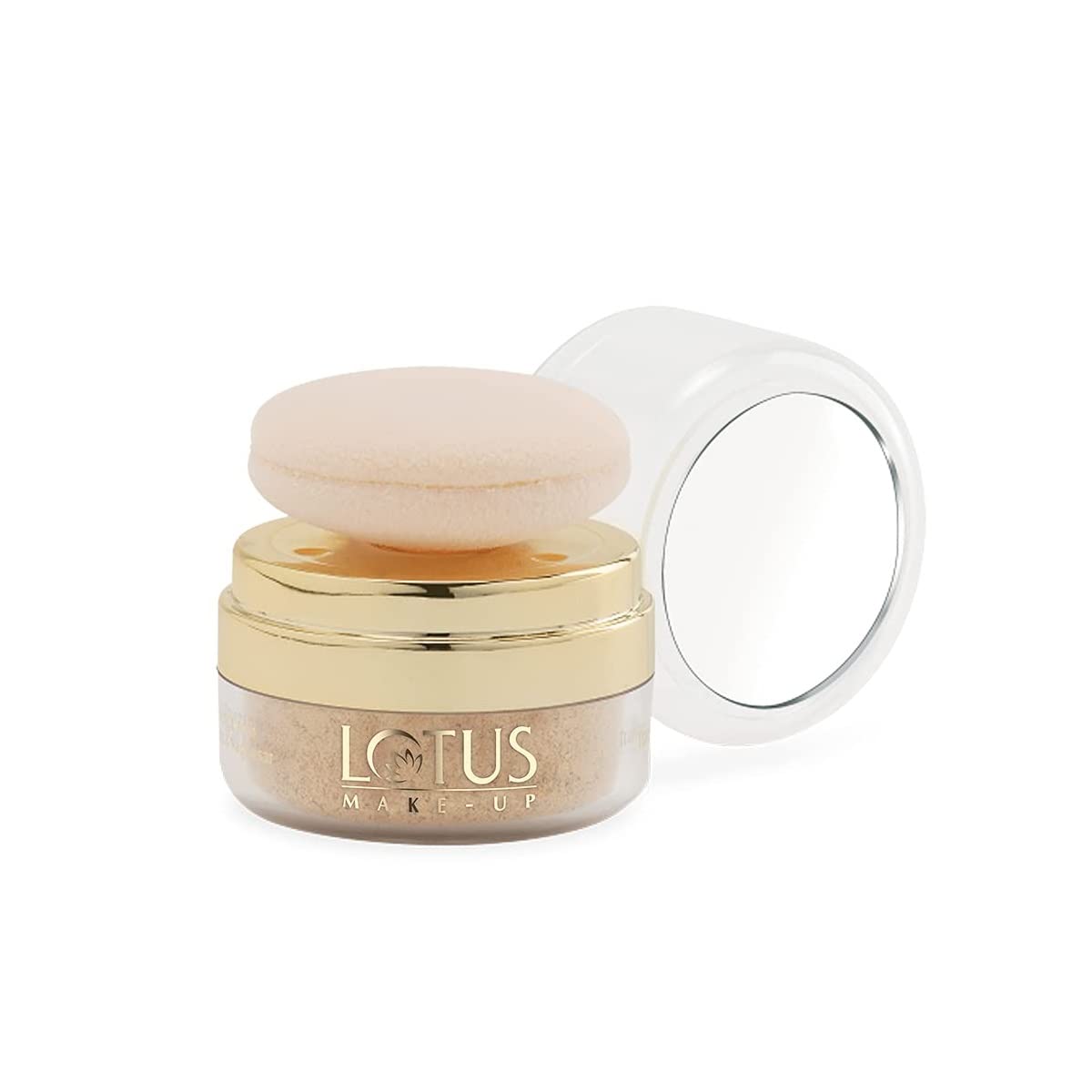 Lotus Herbals Loose Powder With Auto-Puff, SPF 15, Iceberg, 10g