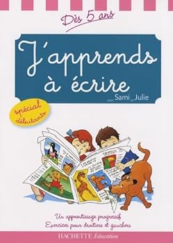 Paperback J'apprends à écrire avec Sami et Julie : Dès 5 ans Book