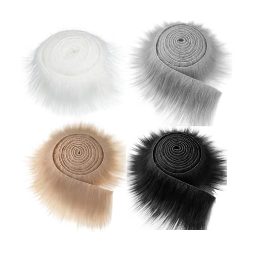 Colaxi 4X Faux Shaggy Patches s Costume Supplies Artificial Patches