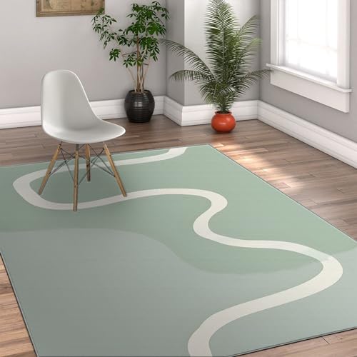 Tapis géométrique lavable 120x240cm idéal pour les animaux - 4
